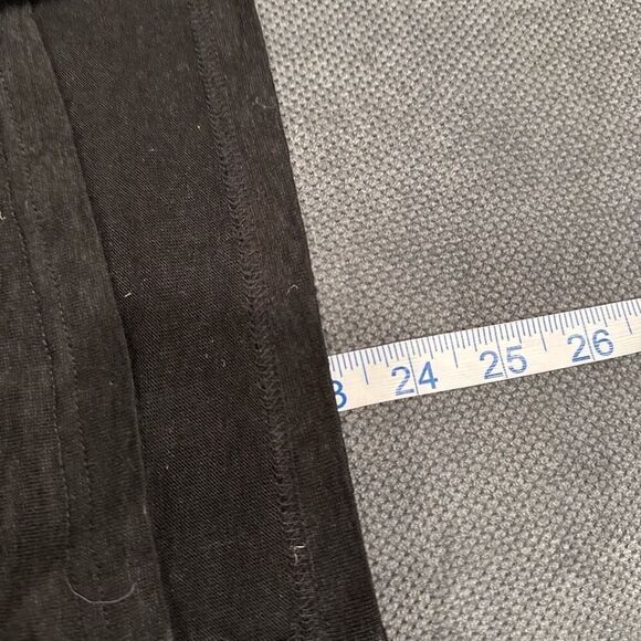 FRAME Easy True Tee in Noir 100% Organic Linen Raw Hems, Women's Medium - Picture 6 of 8